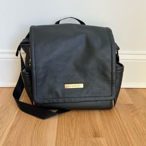 Petunia Pickle Bottom Black Diaper Bag/Backpack